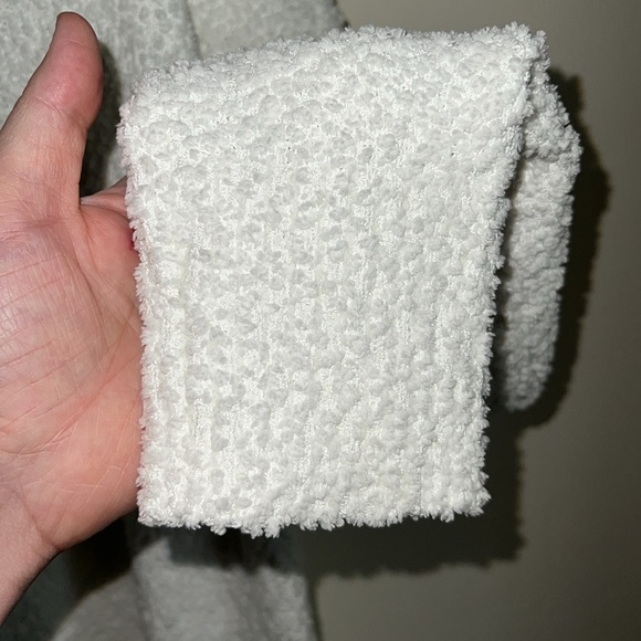 Sanctuary White Textured Teddy Mock Turtleneck Sweater - Picture 3 of 5